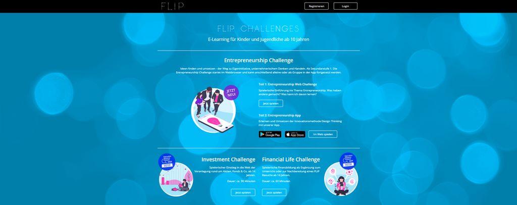 FLiP Challenges Screenshot