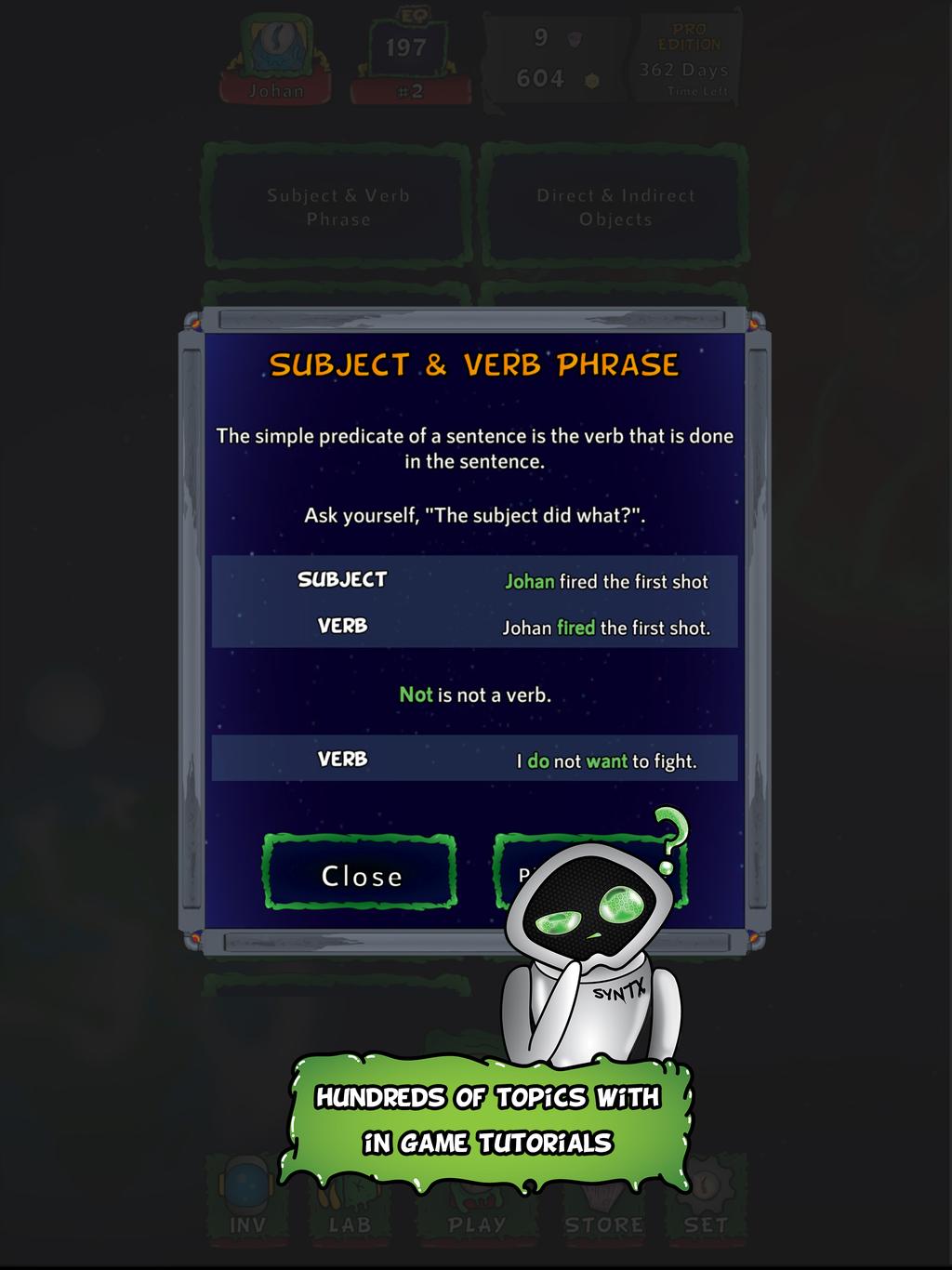 GramMars Wars Screenshot