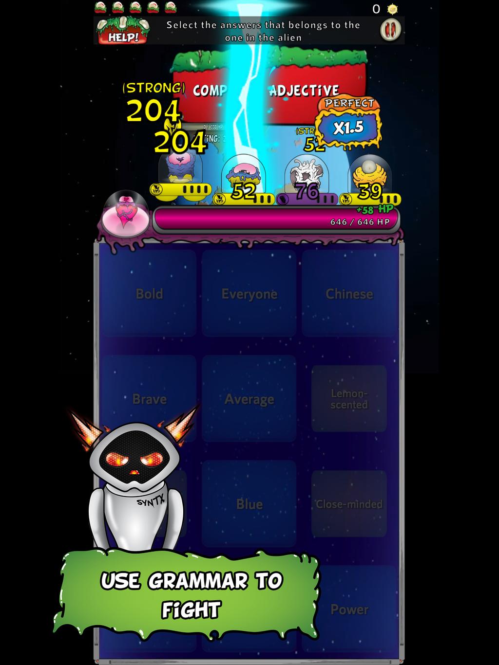 GramMars Wars Screenshot