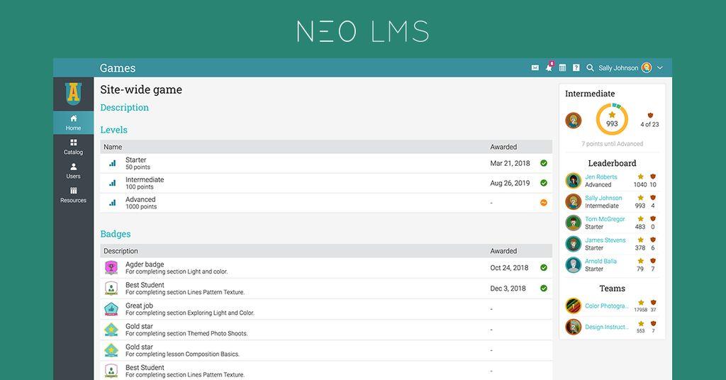 NEO LMS Screenshot