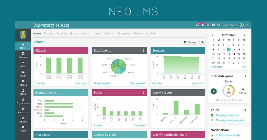 NEO LMS Screenshot