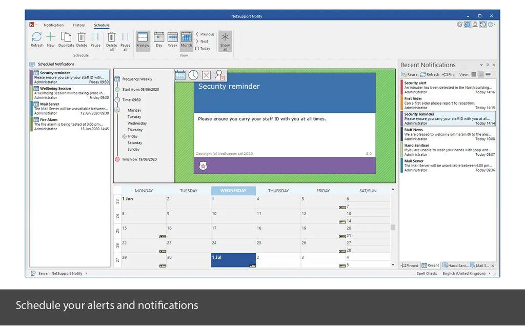 NetSupport Notify Screenshot
