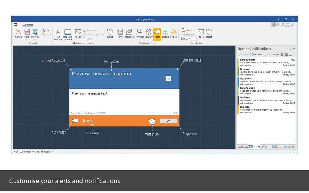 NetSupport Notify Screenshot