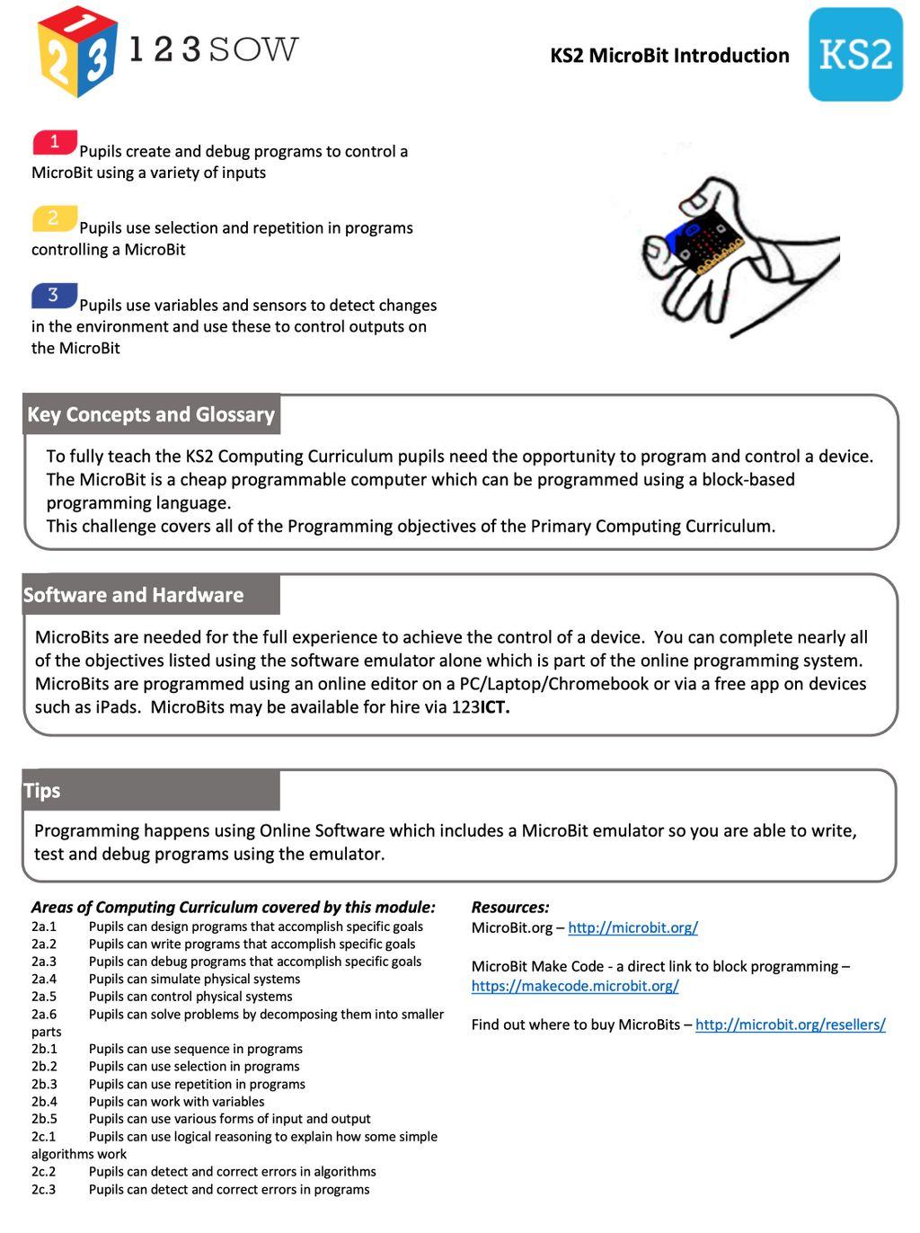 123 Computing Scheme Of Work (123SOW) Screenshot