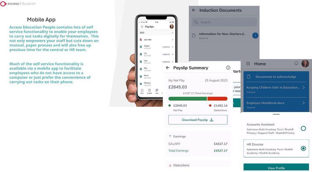 Access Education HR and Payroll Solutions Screenshot