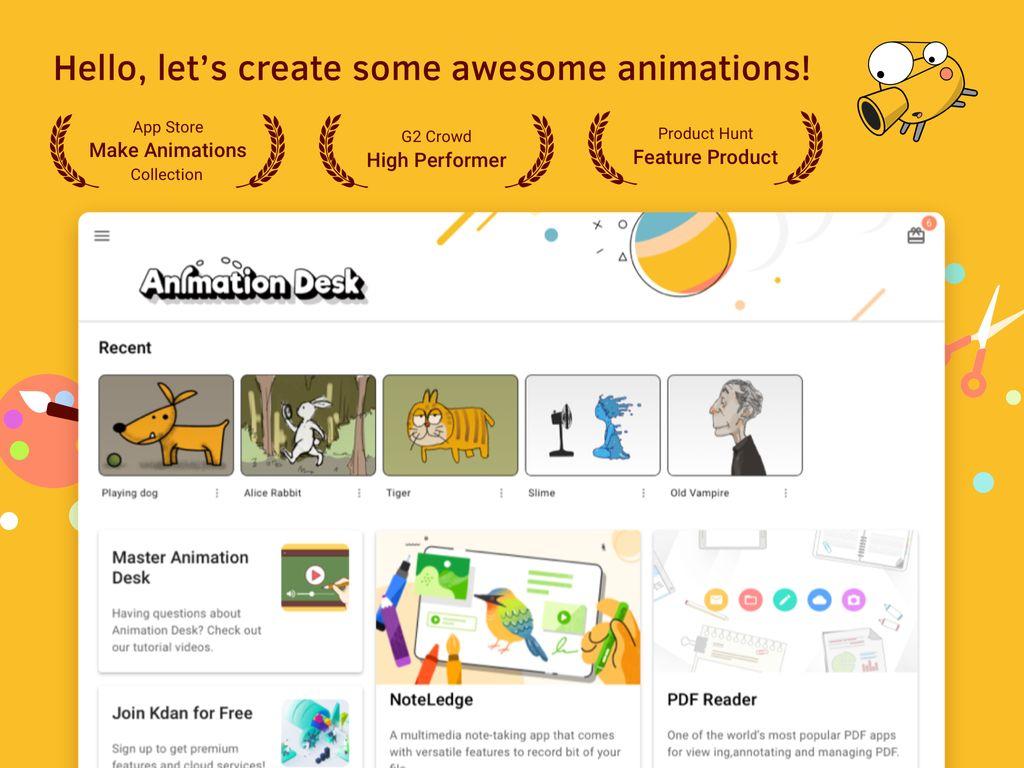 Animation Desk Screenshot