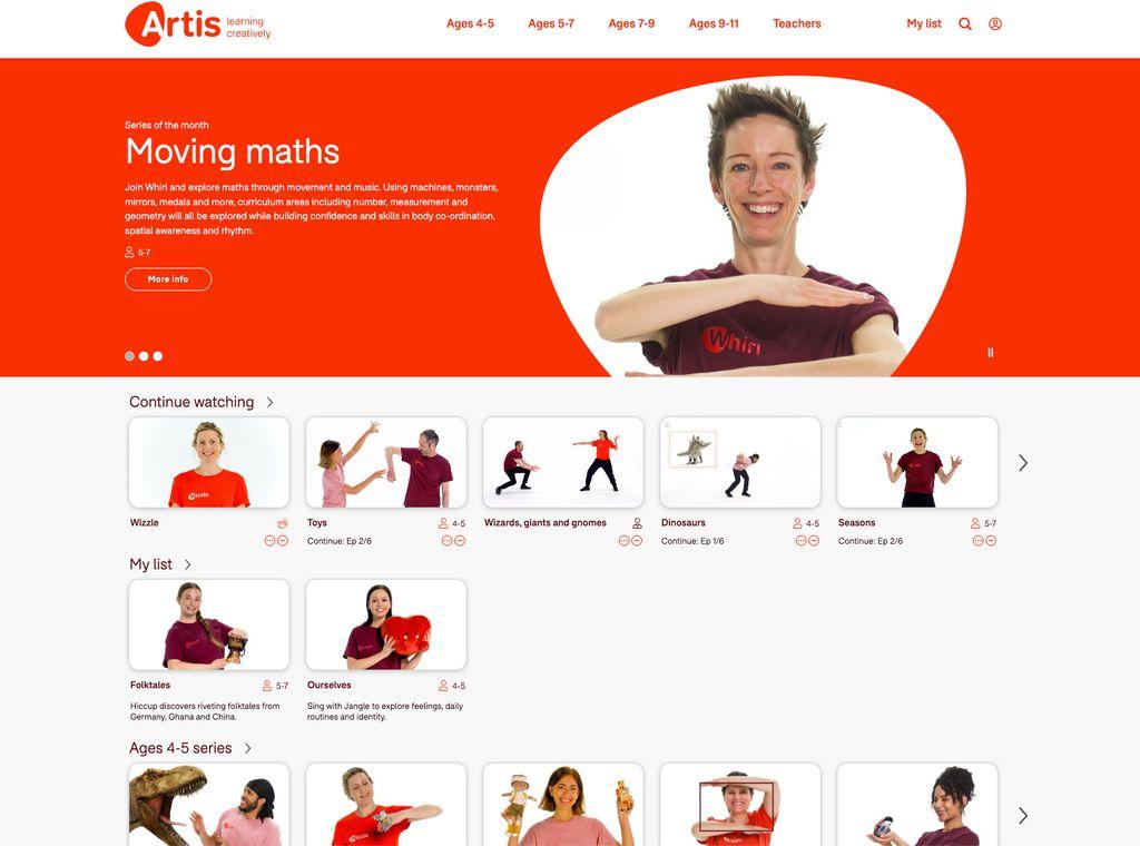Artis online Screenshot