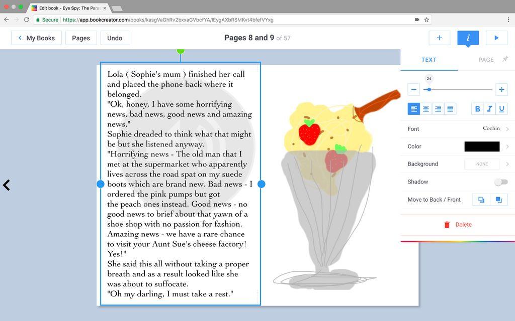 Book Creator Screenshot