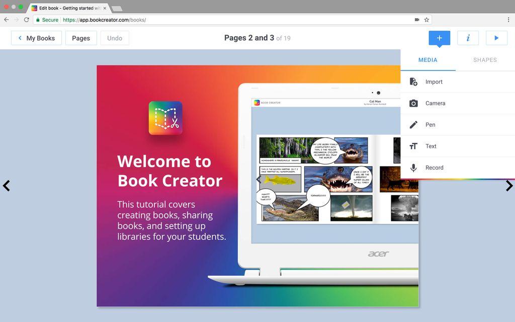 Book Creator Screenshot