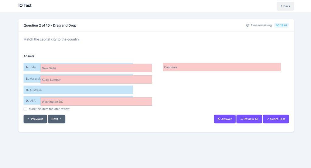 BrainCert Learning Management System Screenshot