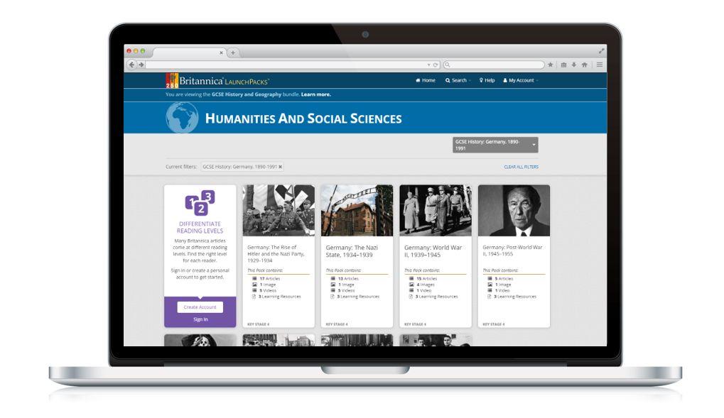 Britannica LaunchPacks Screenshot