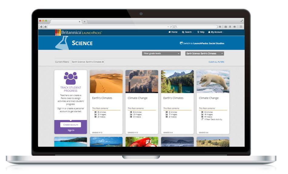 Britannica LaunchPacks Screenshot