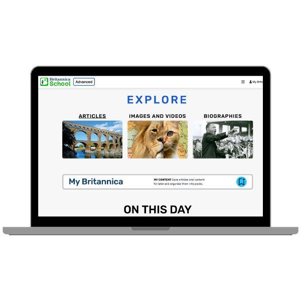 Britannica School Screenshot