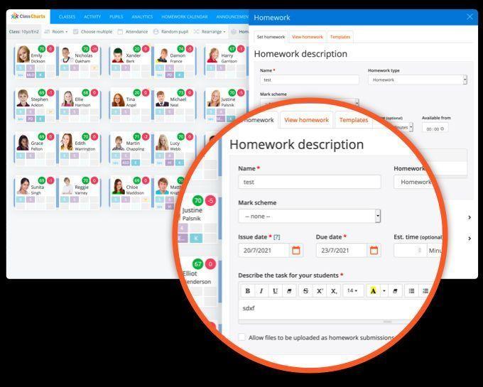 Class Charts Screenshot