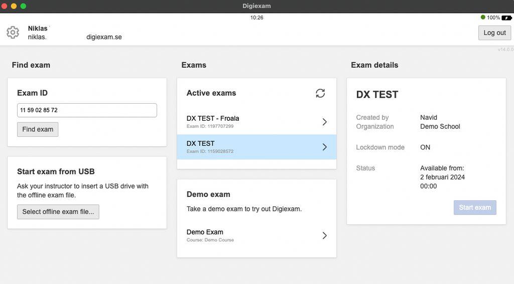 Digiexam Screenshot