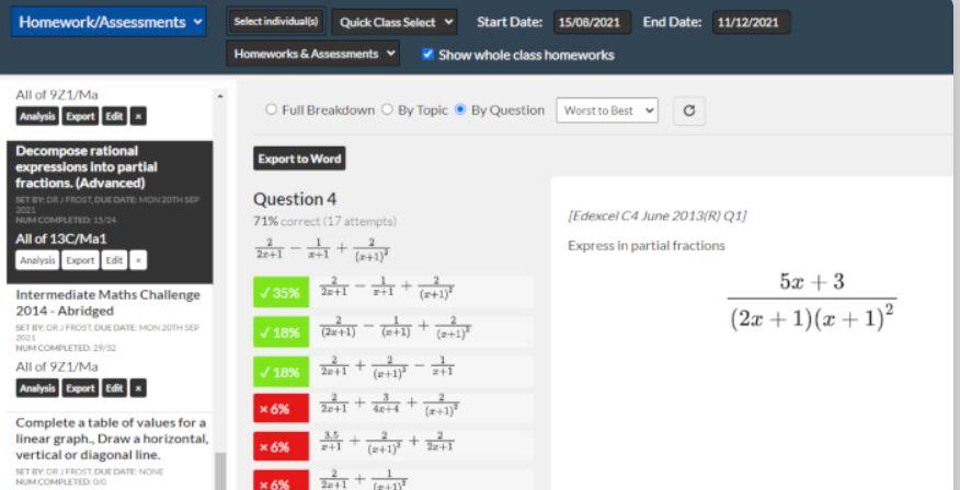 DrFrostMaths Screenshot