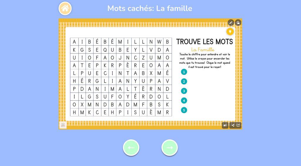 Madame A's - French learning for kids Screenshot