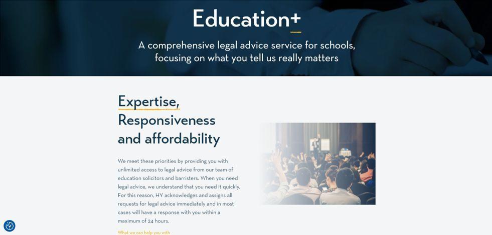 HY Education Solicitors Screenshot