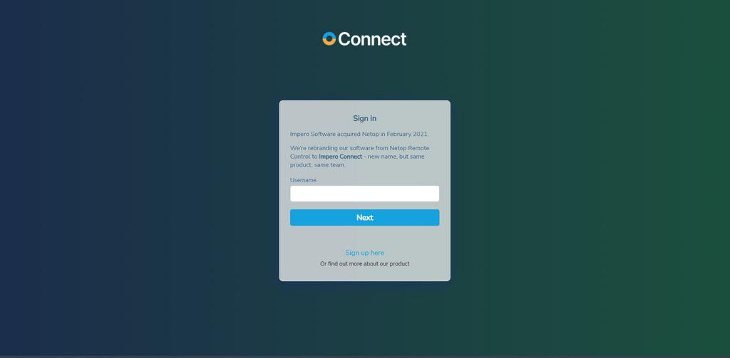 Impero Connect Screenshot