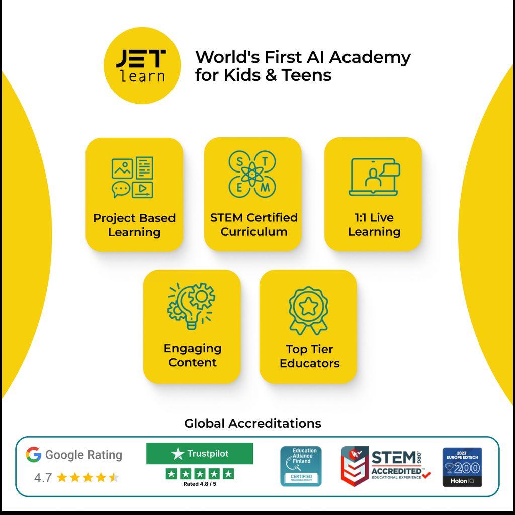 JetLearn - AI, Coding, Robotics & STEM Education Screenshot