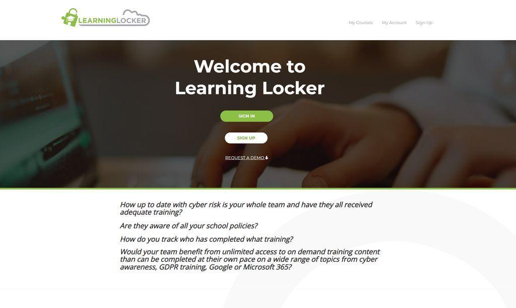 Learning Locker Screenshot