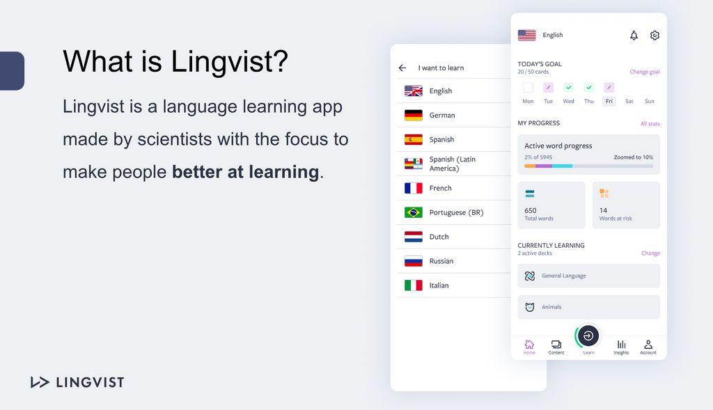 Lingvist Classroom Screenshot