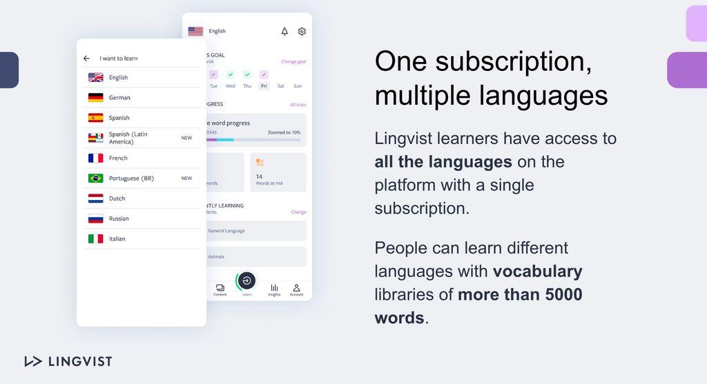 Lingvist Classroom Screenshot