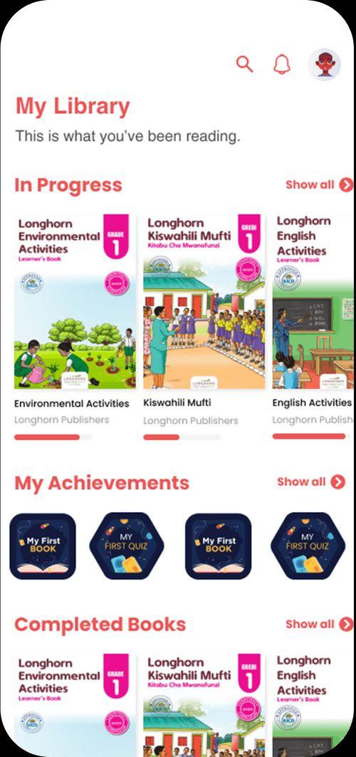 LoHo Learning eBooks App Screenshot