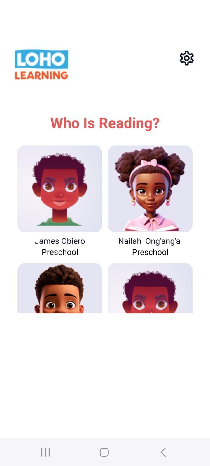 LoHo Learning eBooks App Screenshot