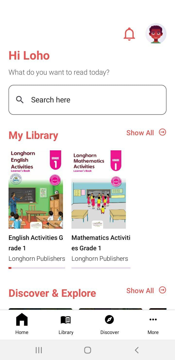 LoHo Learning eBooks App Screenshot