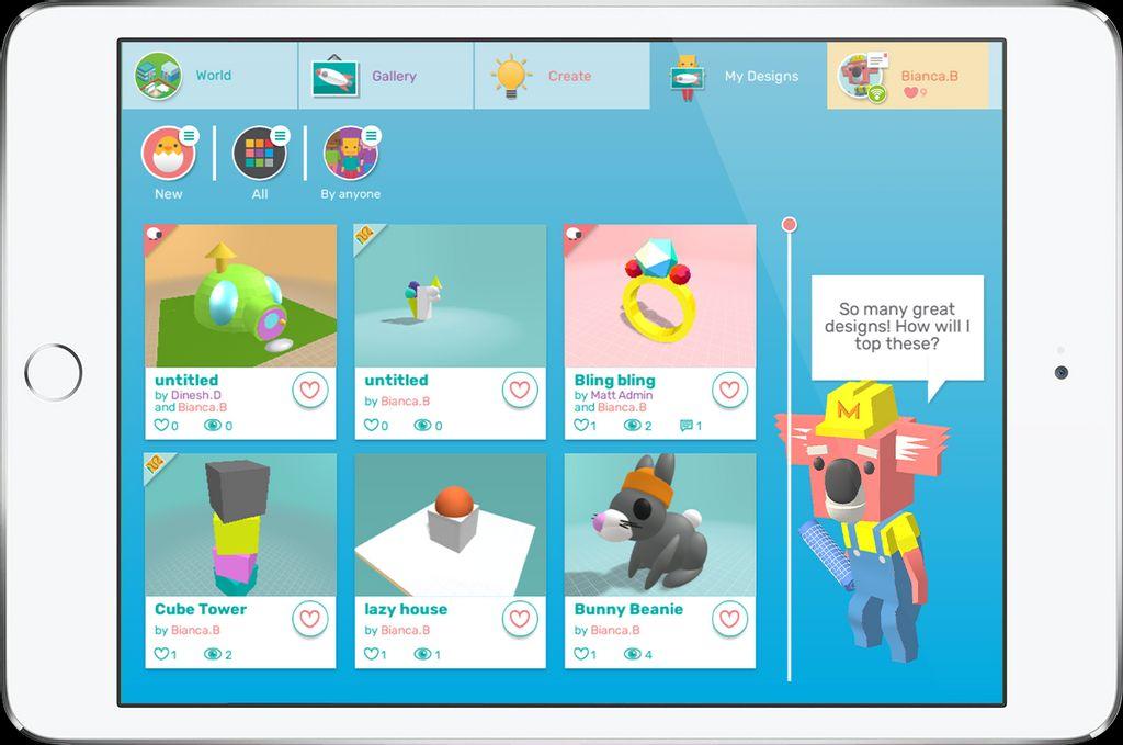 Makers Empire Learning Program Screenshot