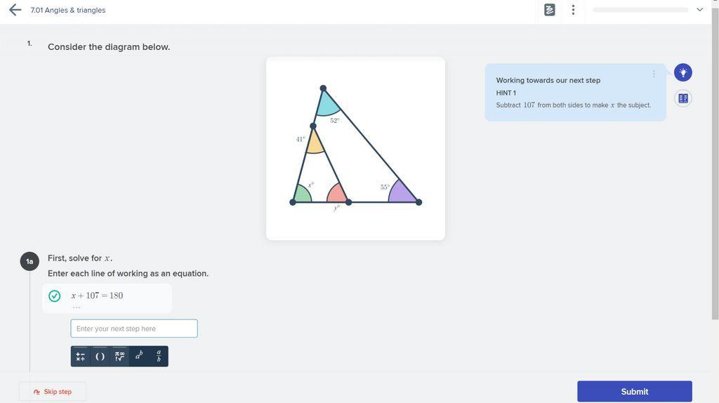 Mathspace Screenshot