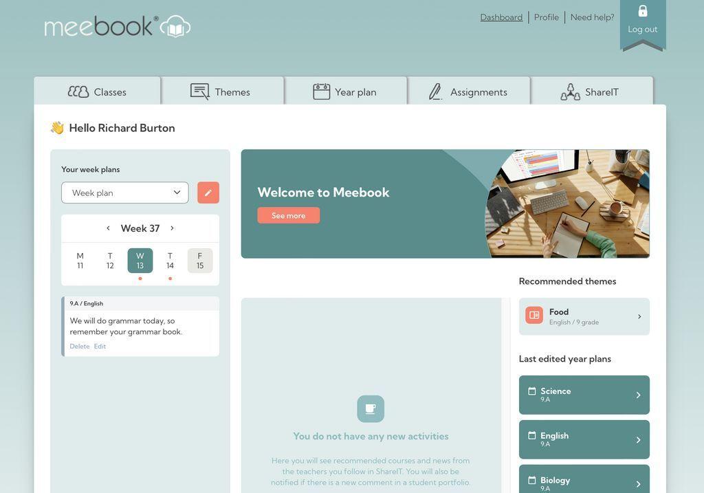 Meebook Screenshot