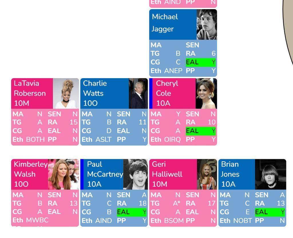 Mega Seating Plan Screenshot