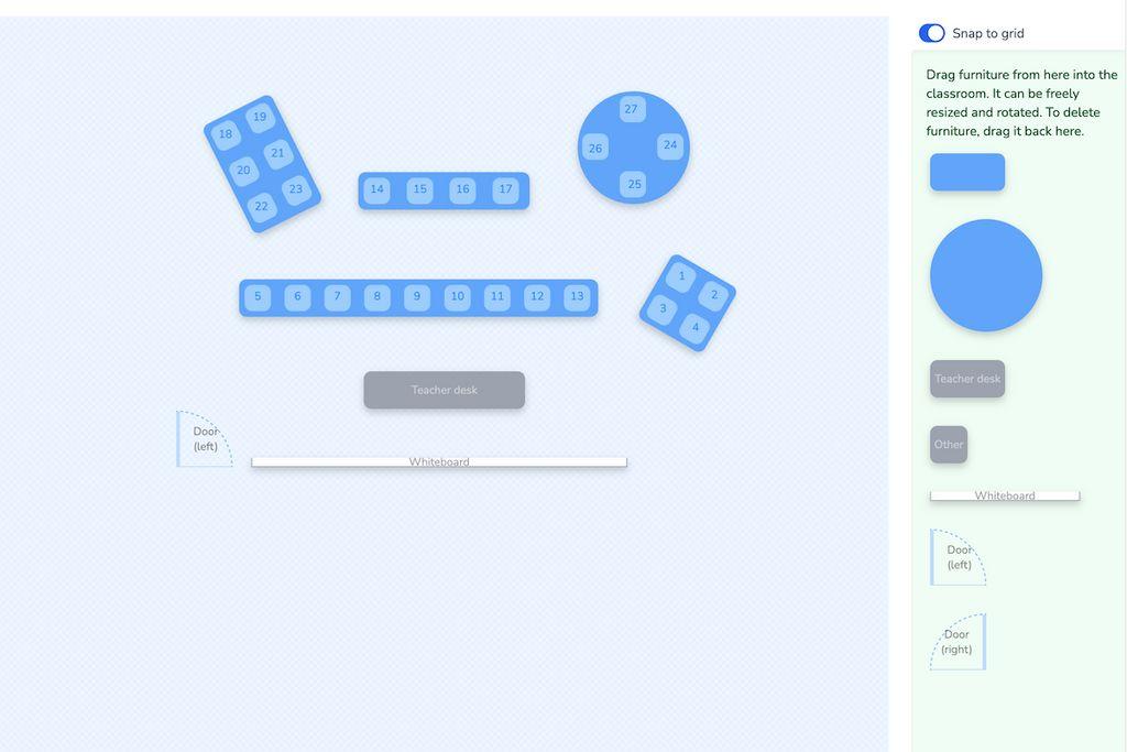 Mega Seating Plan Screenshot