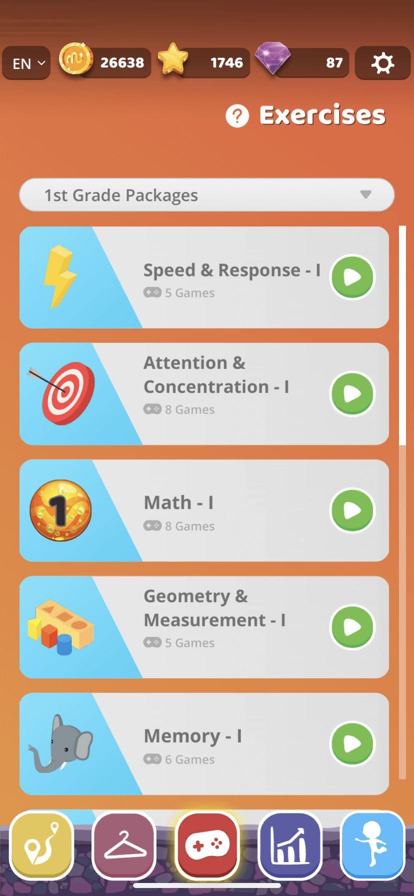 MentalUP Educational Games Screenshot