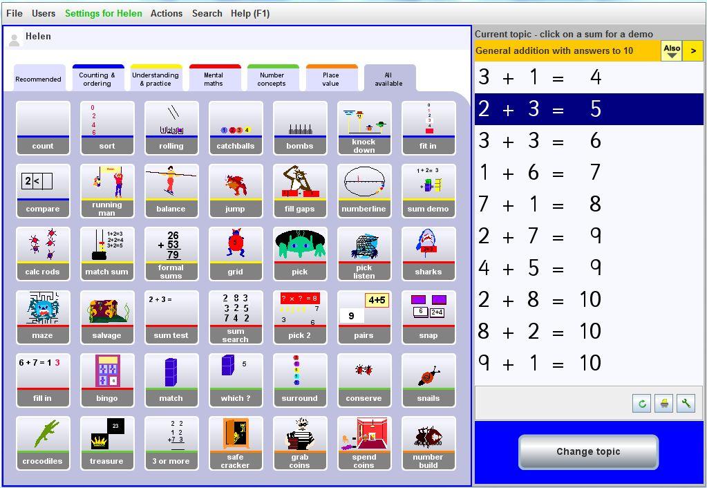 Numbershark 5 (desktop product) Screenshot