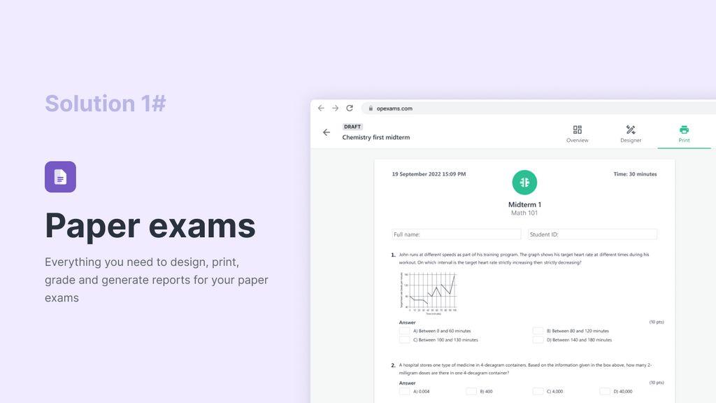 OpExams Screenshot