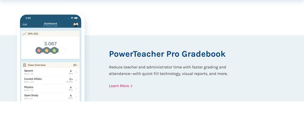 PowerSchool Screenshot