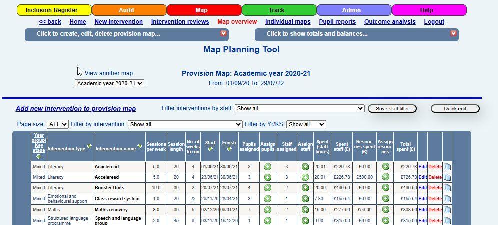 Provision Map Writer Screenshot