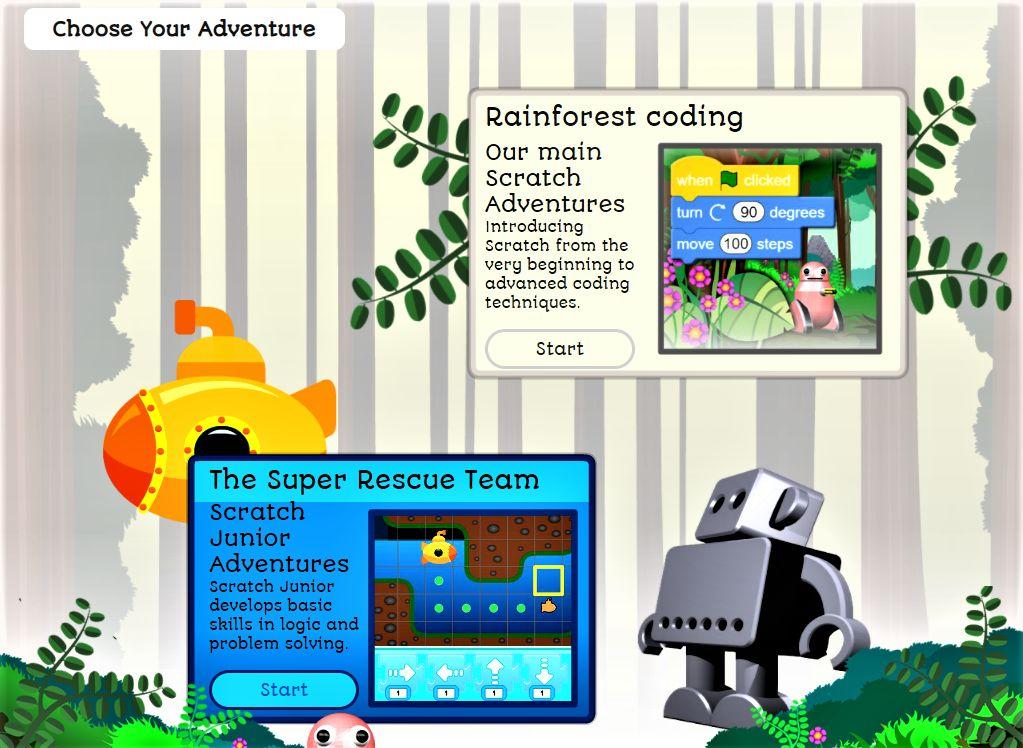 Rainforest Coding Screenshot