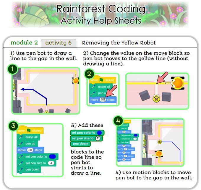 Rainforest Coding Screenshot