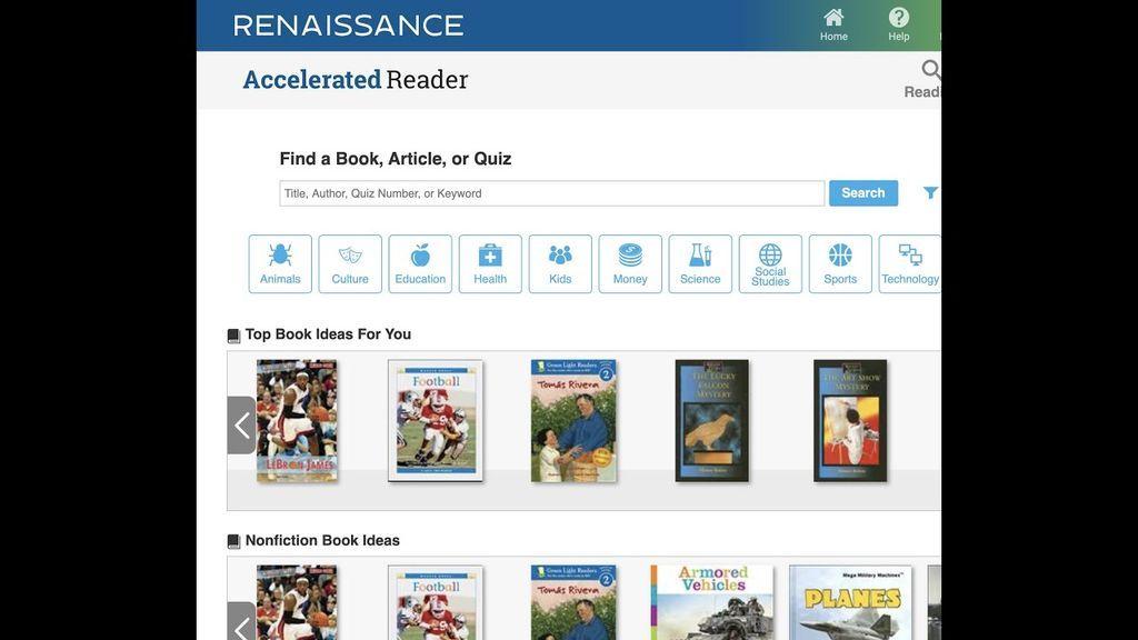 Renaissance - Accelerated Reader Screenshot