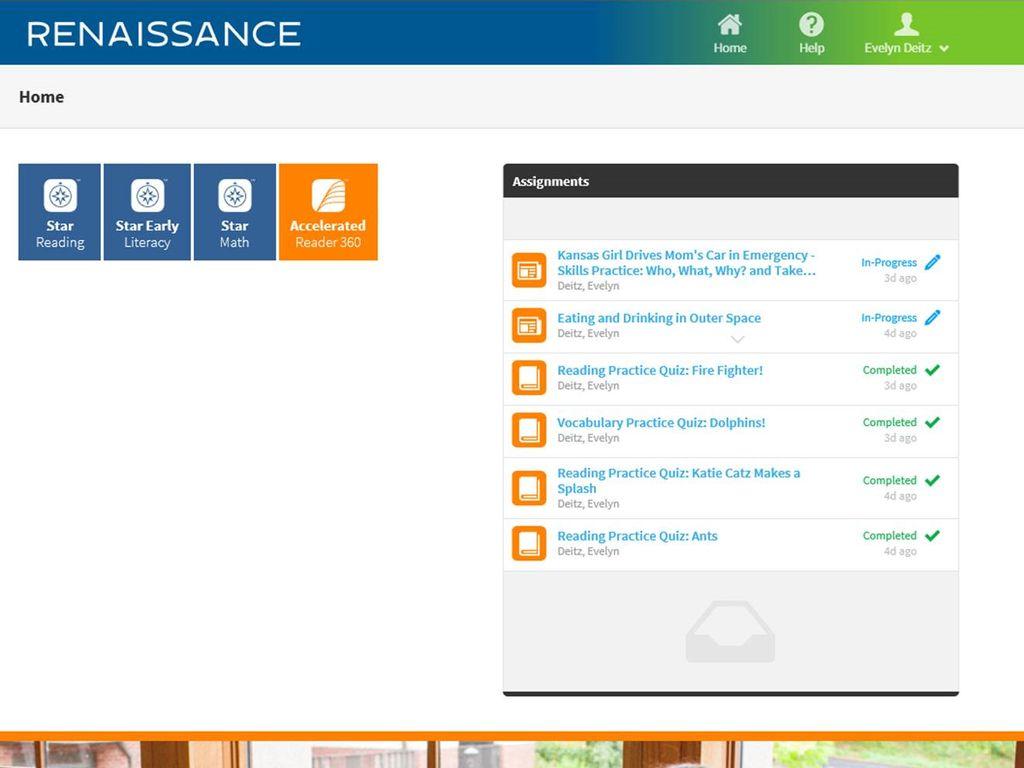 Renaissance - Accelerated Reader Screenshot