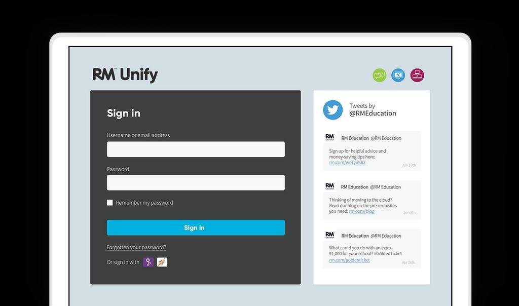 RM Unify Screenshot