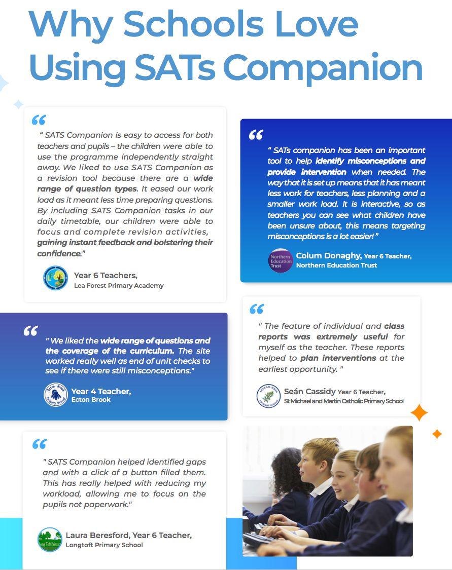 SATs Companion Screenshot