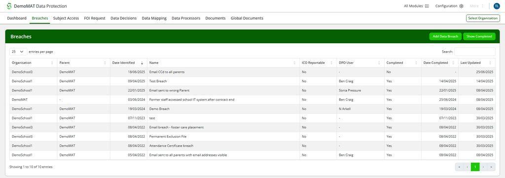 SchoolPro TLC School Portal Screenshot
