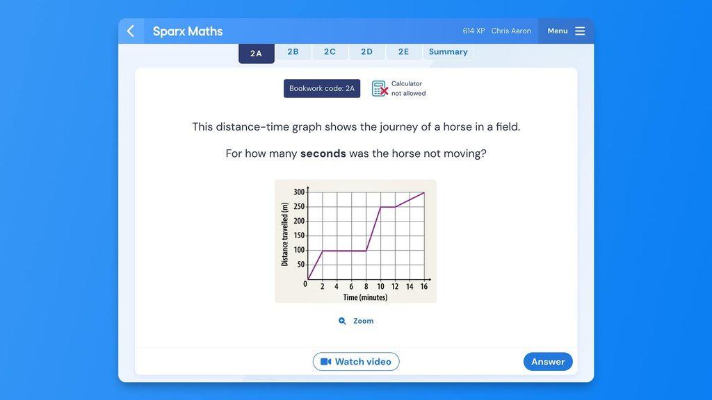 Sparx Maths Screenshot