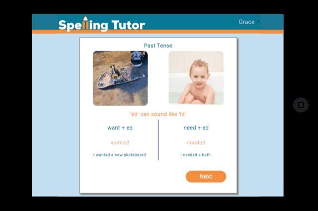 Spelling Tutor Screenshot