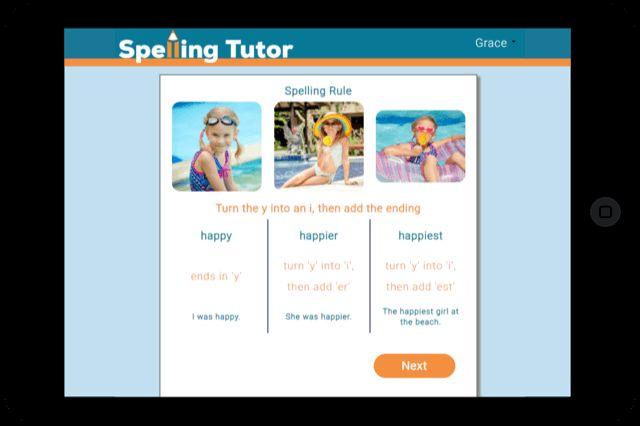 Spelling Tutor Screenshot